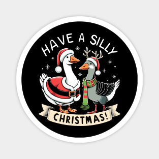 Funny Goose Gift Men Women Kids Silly Goose Ugly Christmas Magnet